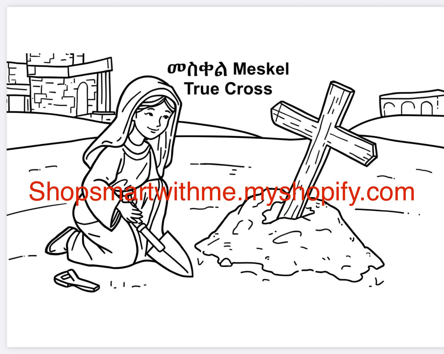 Meskel True Cross Kids Lesson & Activity Bundle