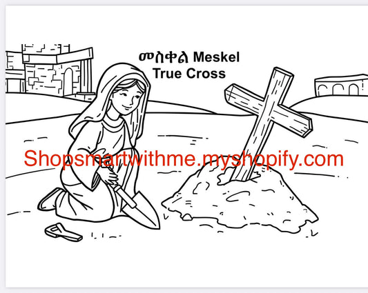Meskel True Cross Kids Lesson & Activity Bundle