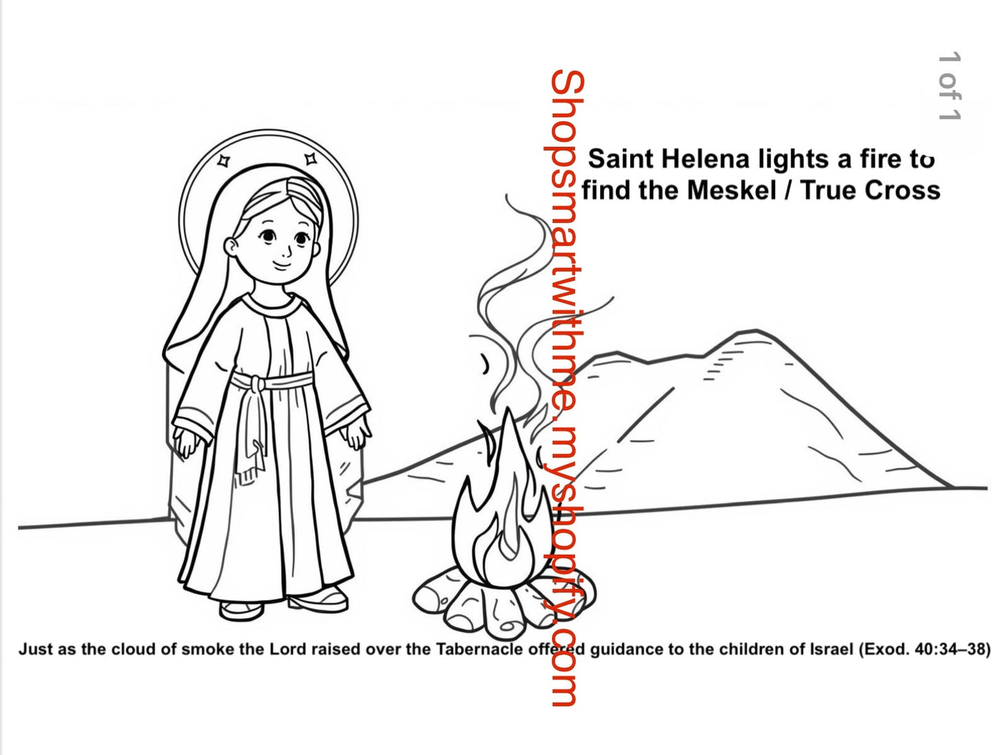 Meskel True Cross Kids Lesson & Activity Bundle